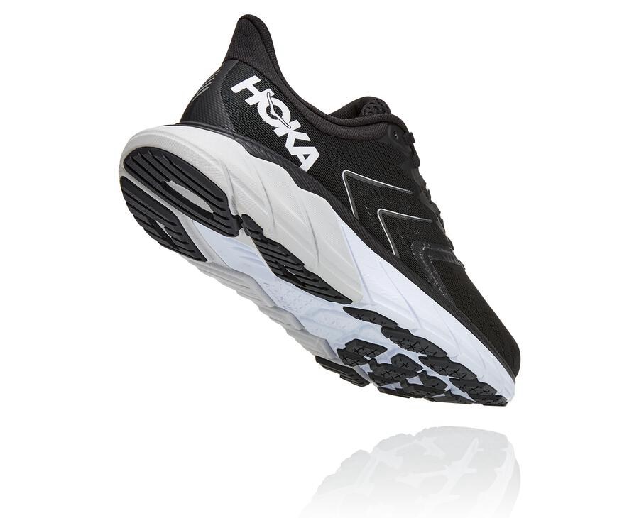 Hoka One One Running Shoes Womens Black/White - Arahi 5 - 04876IMQN